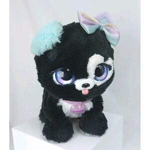 PRESENT PETS Casey Puppy Black 8" Animated Interactive Toy TESTED WORKS!‎